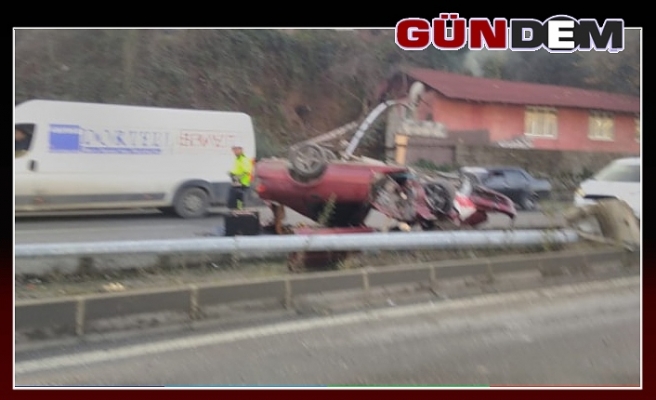 Zonguldak'ta feci kaza: 1 ağır yaralı