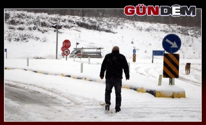 Zonguldak'ta 148 köy yolu ulaşıma kapandı