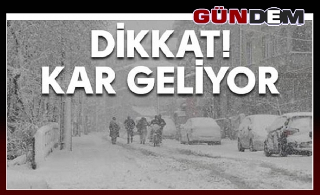 Zonguldak Valiliği’nden yağış, soğuk hava ve kar uyarısı