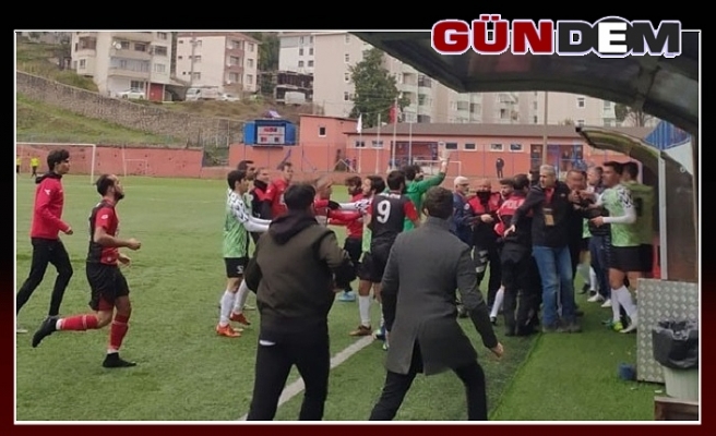 Olaylı maçın kararı Türkiye Futbol Federasyonu verecek