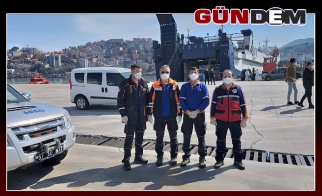 Ukrayna'dan gelen gemideki 51 kişi gözlem altına alındı
