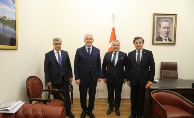Vali Gürel ve milletvekilleri Bakan Soylu ile görüştü