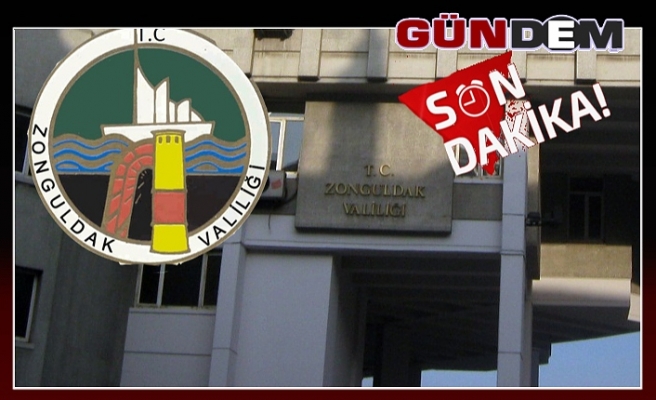 Zonguldak Valiliği'nden kamuoyuna duyuru