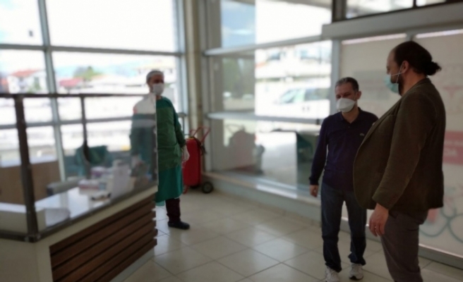Sağlık Müdüründen Pandemi servisine ziyaret