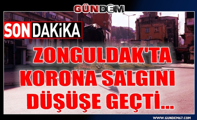 Zonguldak'ta Korona salgını düşüşe geçti...