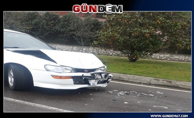 Zonguldak'ta Maddi hasarlı kaza!..