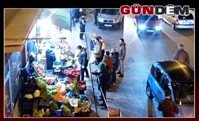 Zonguldak’da sokağa çıkma yasağı izdihamı
