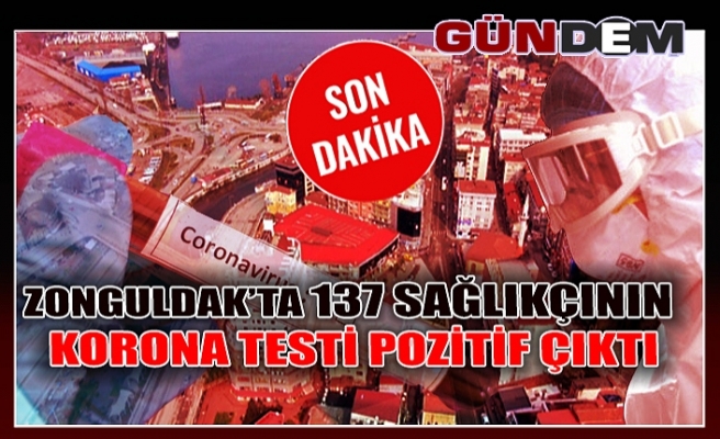 Zonguldak’ta 137 Sağlıkçının Korona testi pozitif çıktı