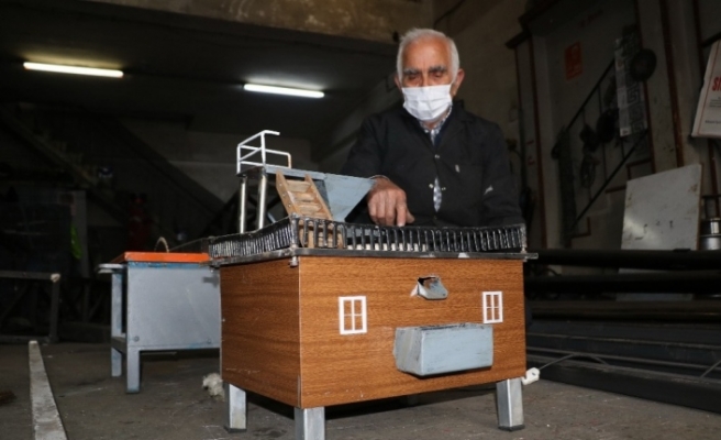 86’lık Nazım Usta, 67 yıldır kendi ürettiği yerli ve milli makineleri kullanıyor