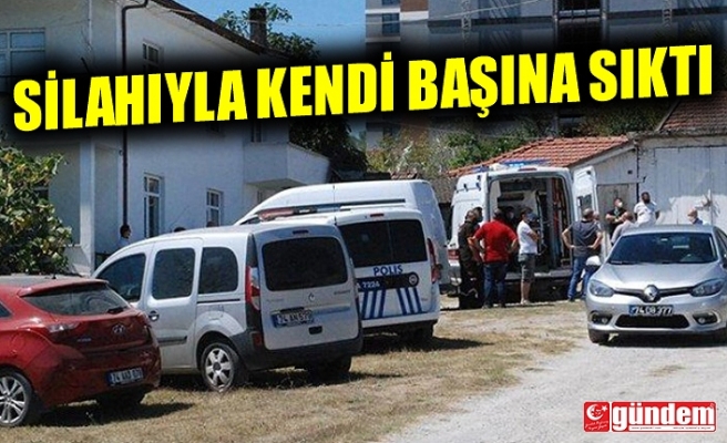 EVİNİN BAHÇESİNDE KANLAR İÇİNDE BULUNDU