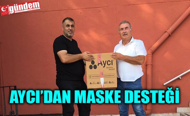 AYCI'DAN KÖMÜRSPOR'A SEZON BOYU YETECEK MASKE DESTEĞİ