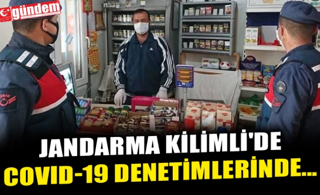 JANDARMA KİLİMLİ'DE COVID-19 DENETİMLERİNDE...