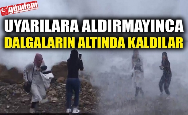 UYARILARA ALDIRMAYINCA DALGALARIN ALTINDA KALDILAR