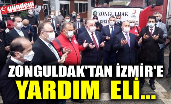 ZONGULDAK'TAN İZMİR'E YARDIM  ELİ...