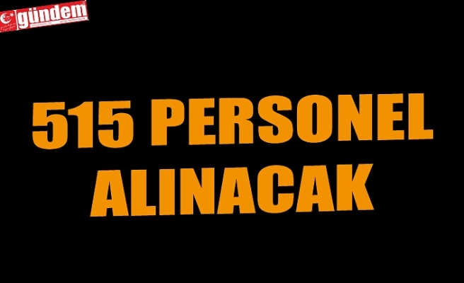 515 PERSONEL ALINACAK