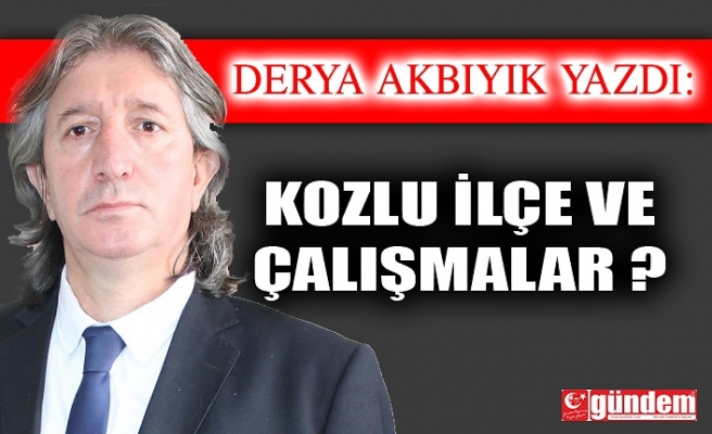 KOZLU İLÇE VE ÇALIŞMALAR ?