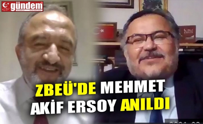 ZBEÜ'DE MEHMET AKİF ERSOY ANILDI