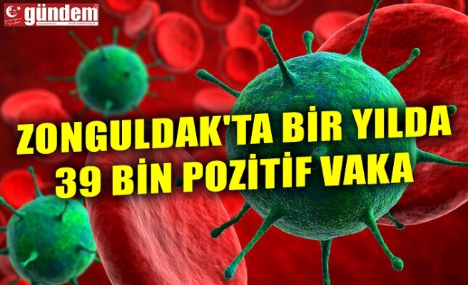 ZONGULDAK'TA BİR YILDA 39 BİN POZİTİF VAKA