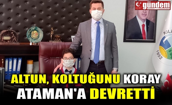 ALTUN KOLTUĞUNU KORAY ATAMAN'A DEVRETTİ