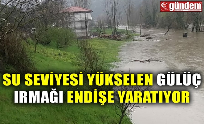 SU SEVİYESİ YÜKSELEN GÜLÜÇ IRMAĞI ENDİŞE YARATIYOR