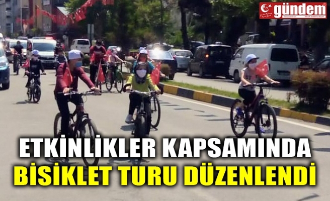 ETKİNLİKLER KAPSAMINDA BİSİKLET TURU DÜZENLENDİ