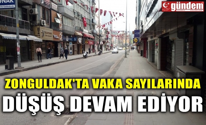 ZONGULDAK'TA VAKA SAYILARINDA DÜŞÜŞ DEVAM EDİYOR