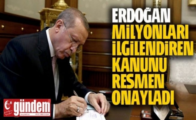 Başkan Erdoğan vergi ve prim borçlarının yapılandırılması kanununu onayladı