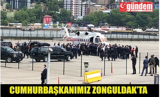 Cumhurbaşkanı Tayyip Erdoğan Zonguldak'ta