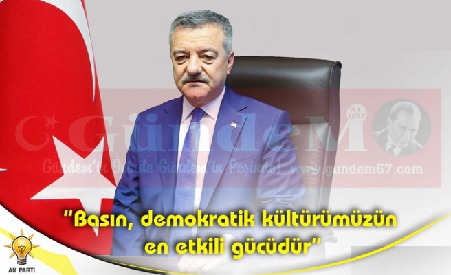 AK Parti Milletvekili Polat Türkmen Basın Bayramını Kutladı