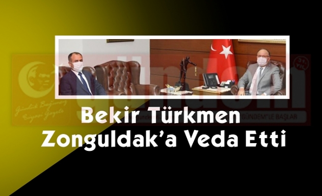 Bekir Türkmen Zonguldak'a veda etti