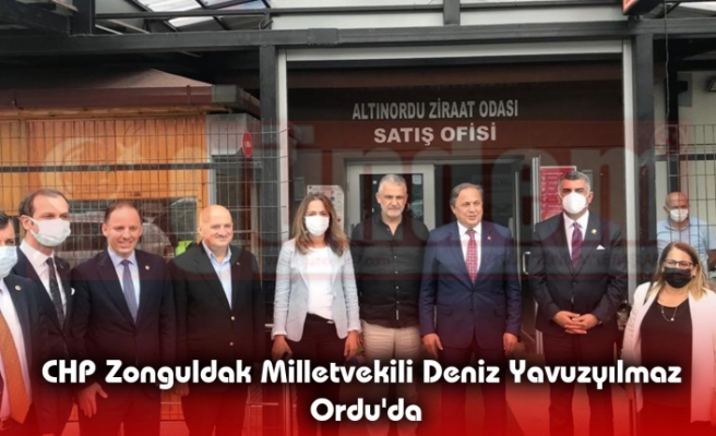 CHP Zonguldak Milletvekili Deniz Yavuzyılmaz Ordu'da