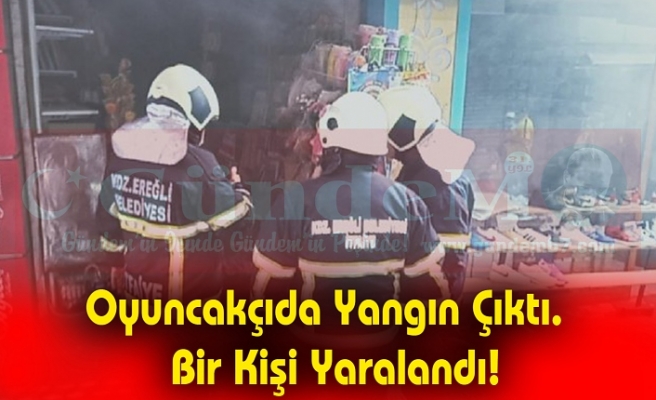 Yangında Yaralanan 1 Kişi, Hastaneye Kaldırıldı