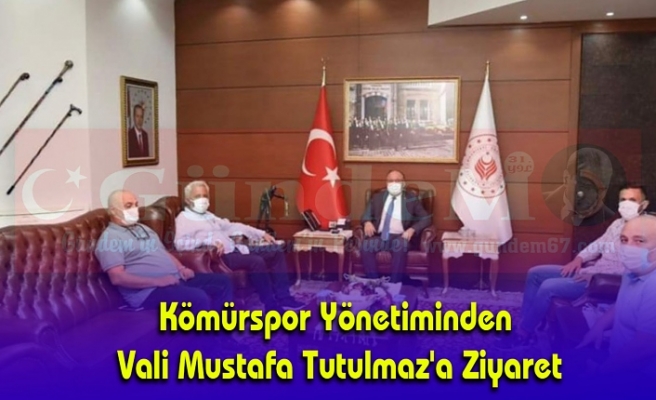 Kömürspor Yönetiminden Vali Mustafa Tutulmaz'a Ziyaret