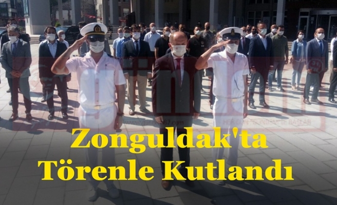 Zonguldak'ta Törenle Kutlandı