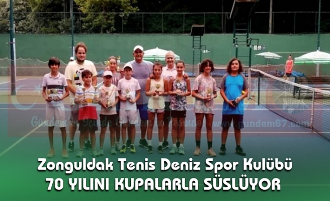 Zonguldak Tenis Deniz Spor Kulübü 70 Yılını Kupalarla Süslüyor