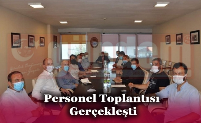 Zonguldak Ticaret ve Sanayi Odası Personel Toplantısı Gerçekleşti