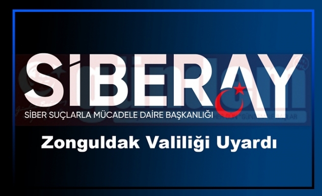 Zonguldak Valiliği Uyardı