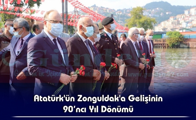 Atatürk'ün Zonguldak'a Gelişinin 90´ncı Yıl Dönümü