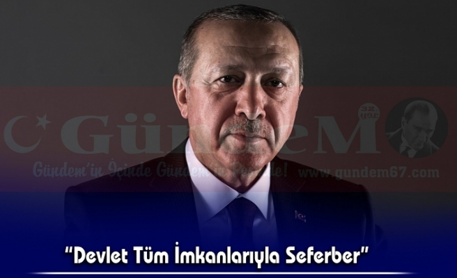 Cumhurbaşkanı Erdoğan, Sel Bölgelerinden Bilgi Aldı