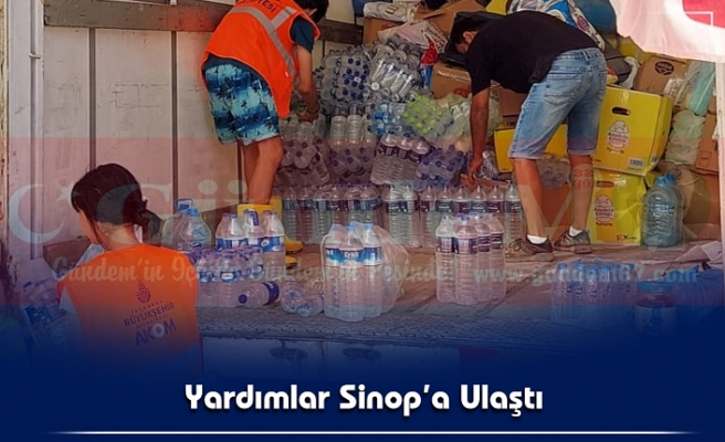 Yardımlar Sinop’a Ulaştı