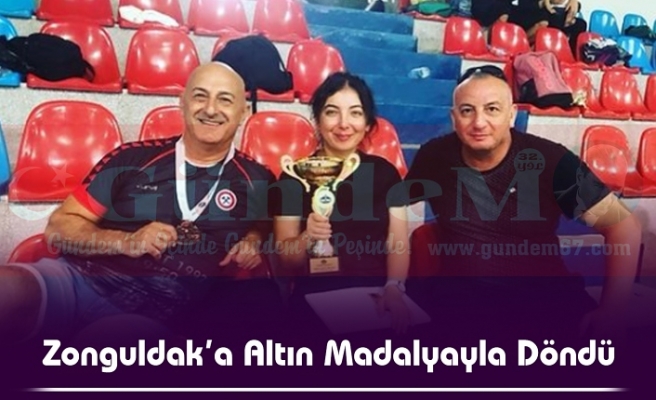 Zonguldak’a Altın Madalyayla Döndü