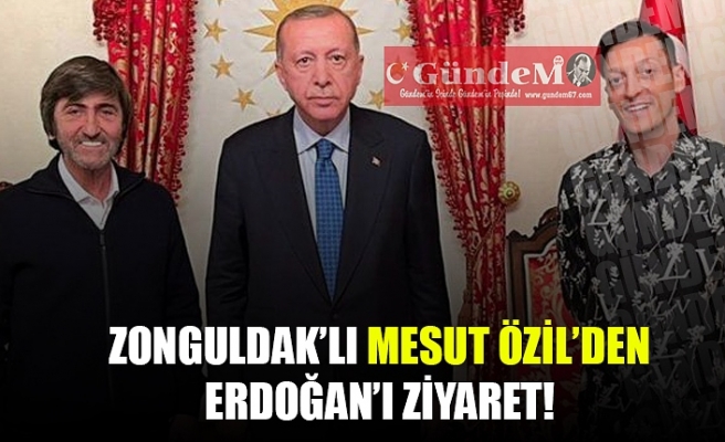 ZONGULDAK'LI MESUT ÖZİL'DEN ERDOĞAN'I ZİYARET!