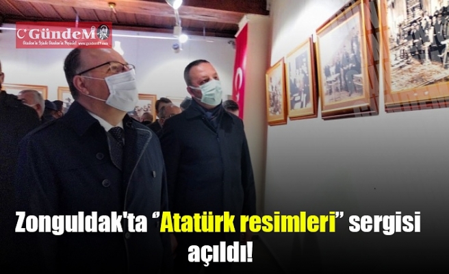 Zonguldak'ta ''Atatürk resimleri" sergisi açıldı..