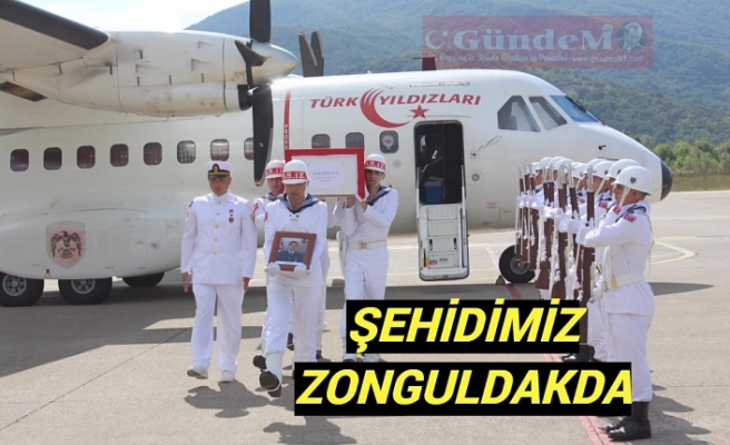 Şehit Uzman Çavuş Fatih Özkaya'nın Naaşı Zonguldak'ta!