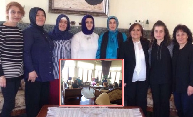 Zonguldak Valisi Ali Kabanın Eşi Neriman Kabanı ziyaret ettiler