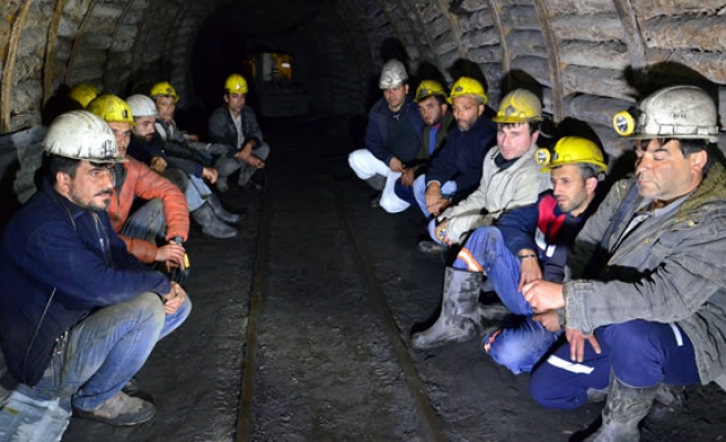 İşçiler Madenden Çıkmama Eylemi başlattı