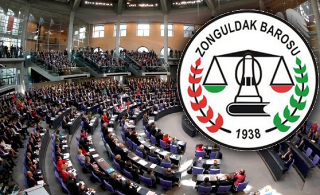 Zonguldak Barosu, Almanya Federal Meclisi´nin kararını kınadı