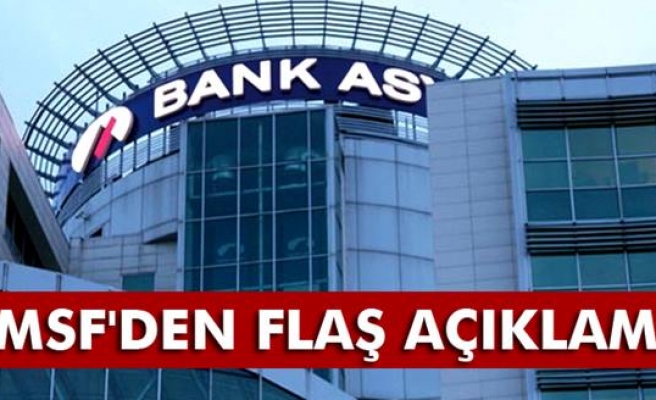TMSF´den flaş Bank Asya açıklaması