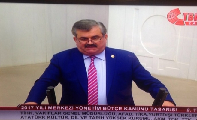 Çaturoğlu, Başbakanlık Afet ve Acil Durum Yönetimi Başkanlığının 2017 yılı bütçesi  üzerinde konuştu