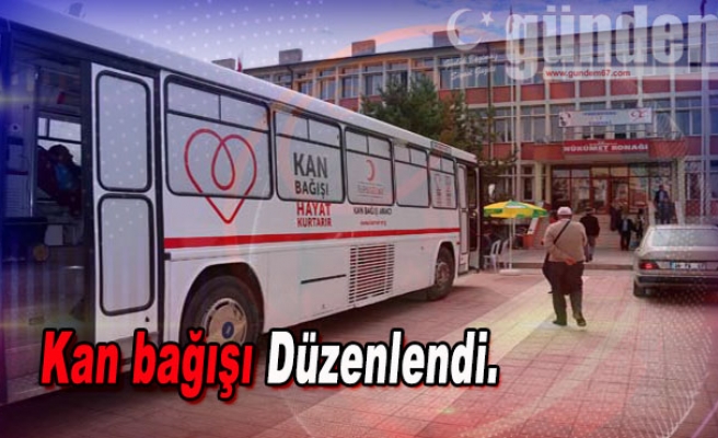 Zonguldak'ta kan bağışı